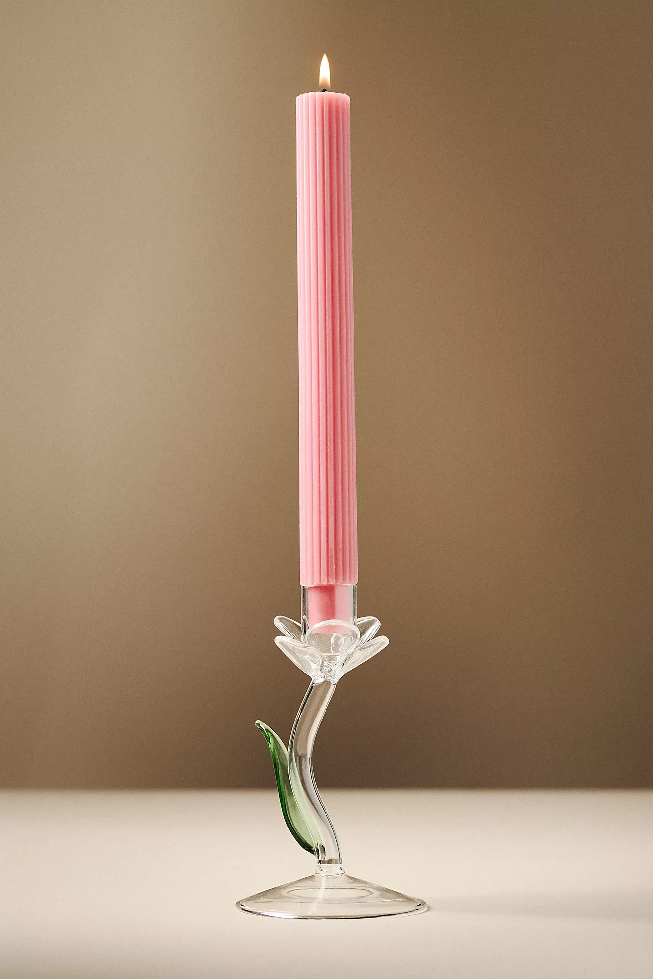Ivie Glass Candle Holder | Anthropologie (US)