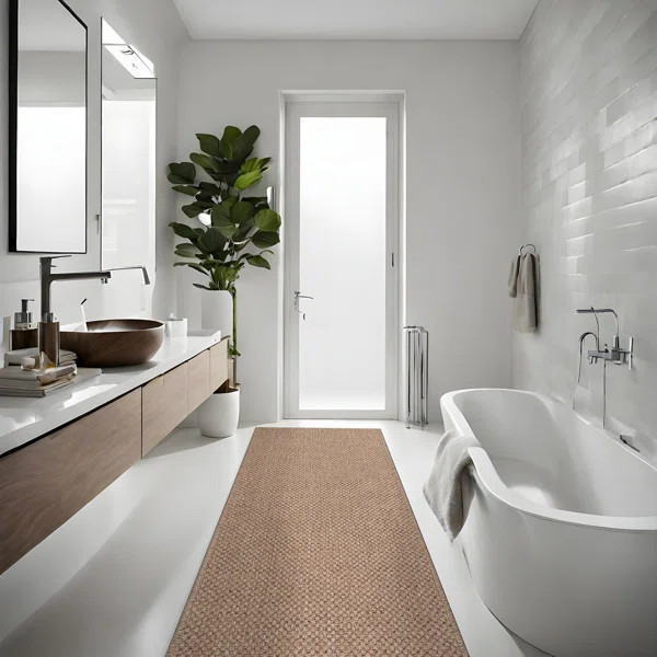 Kinsella Easy Jute Natural Indoor Outdoor Area Rug | Wayfair North America