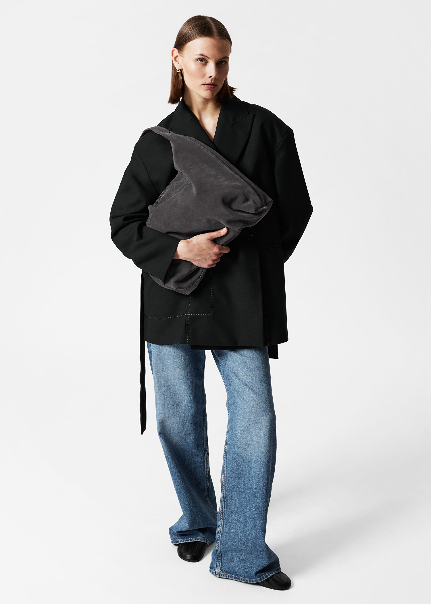 Large Suede Tote | & Other Stories US