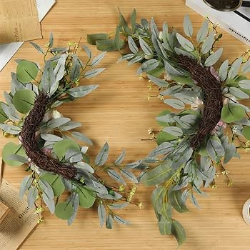 H&W 2pcs Artificial Wedding Arch Flowers for Wedding Sign, Floral Swag Dusty Wedding Decor for We... | Amazon (US)