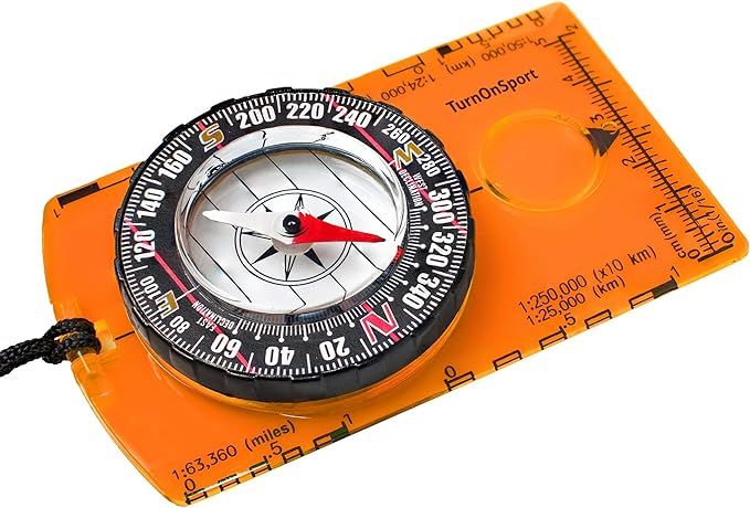 Orienteering Compass - Hiking Backpacking Compass - Advanced Scout Compass Camping and Navigation... | Amazon (US)