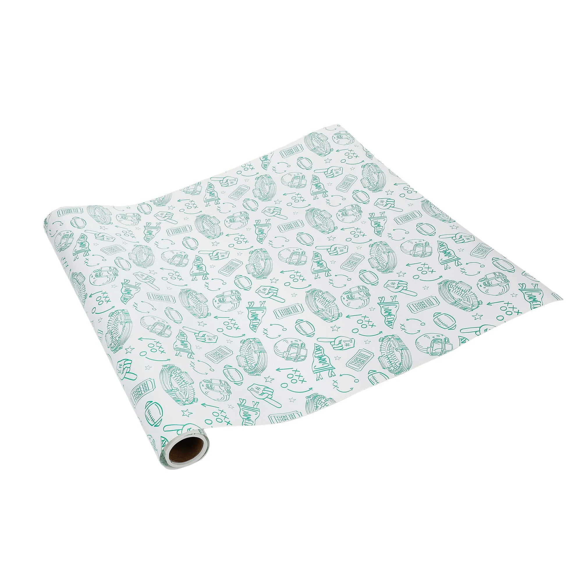 "Game Day Goals" Paper Table Runner (25 ft, cut to fit) | Packed Party