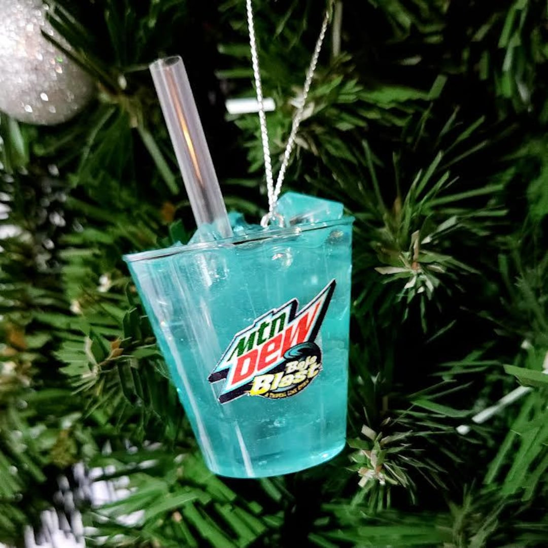 Baja Blast Ornament | Mountain Dew Ornament | Taco Bell Ornament | Christmas Ornament - Etsy | Etsy (US)