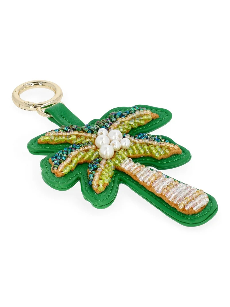 No Boundaries Women's Festival Bag Charm, Multi Beaded Palm | Walmart (US)