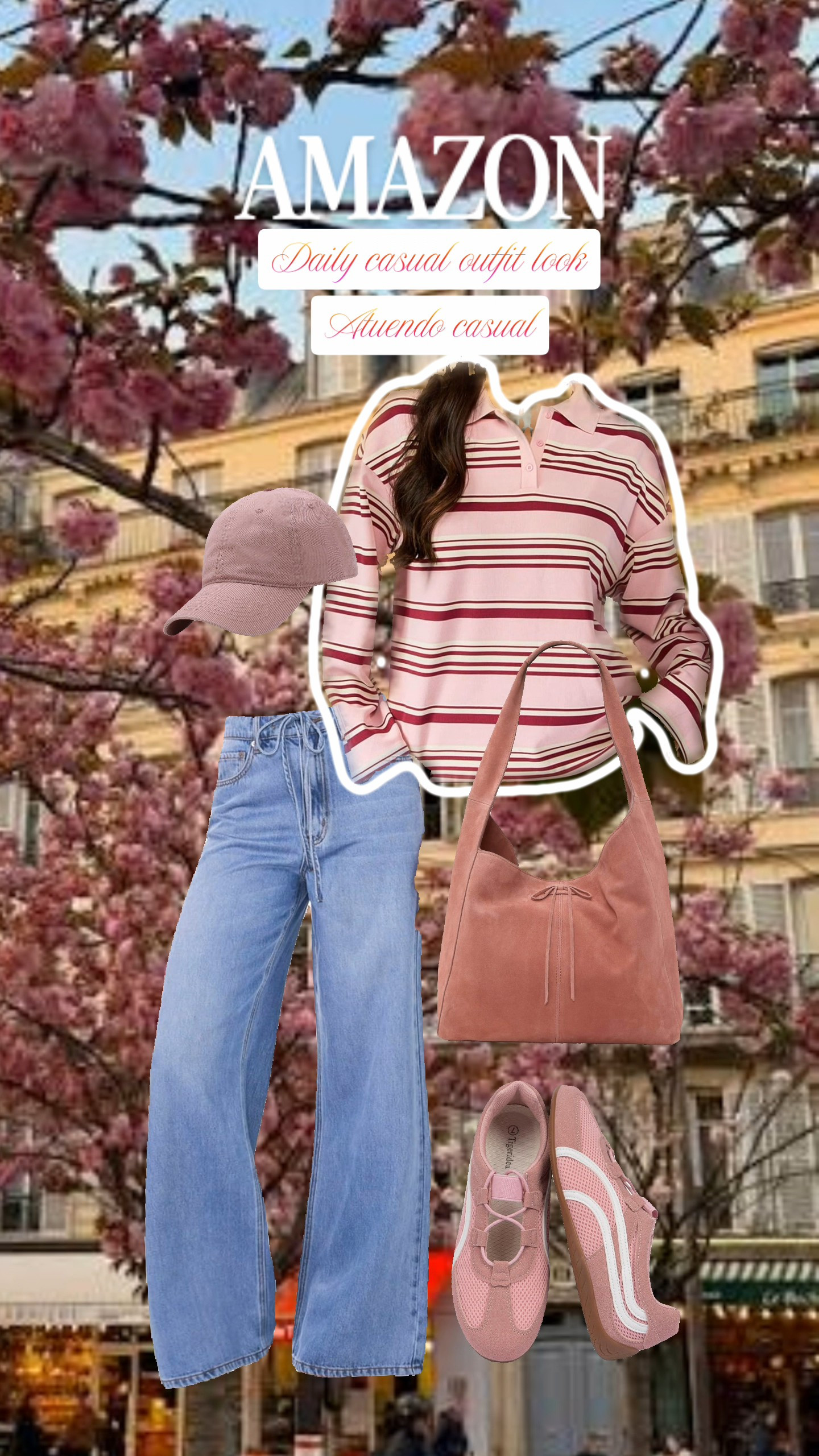 Stay comfy and stylish with these wide leg jeans, a striped tee, and cute sneakers. Perfect for a casual day out! 🌸

#LTKootd #LTKSaleAlert #LTKgrwm