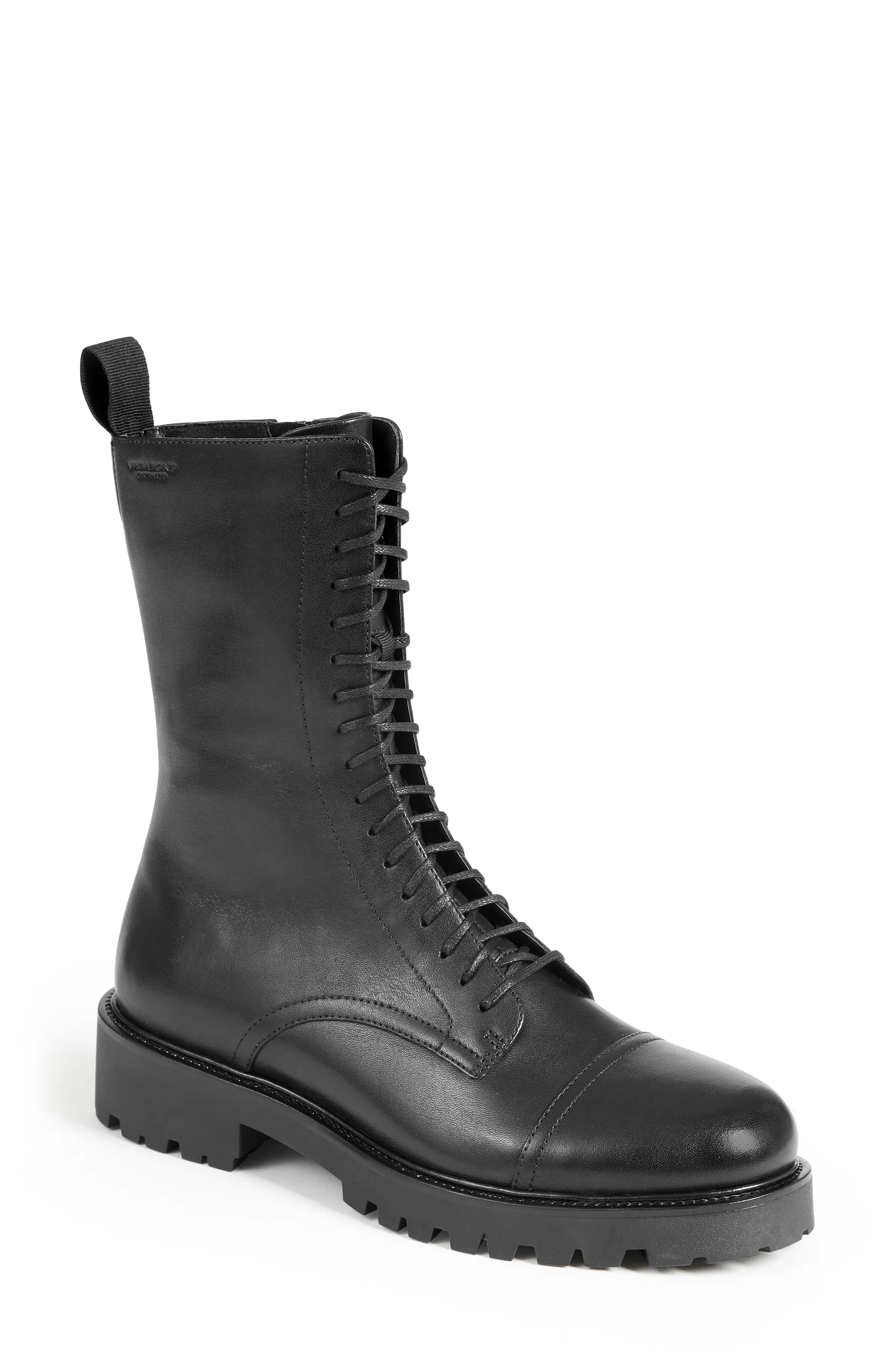 Vagabond Shoemakers Kenova Lace-Up Boot, Size 11Us in Black at Nordstrom | Nordstrom