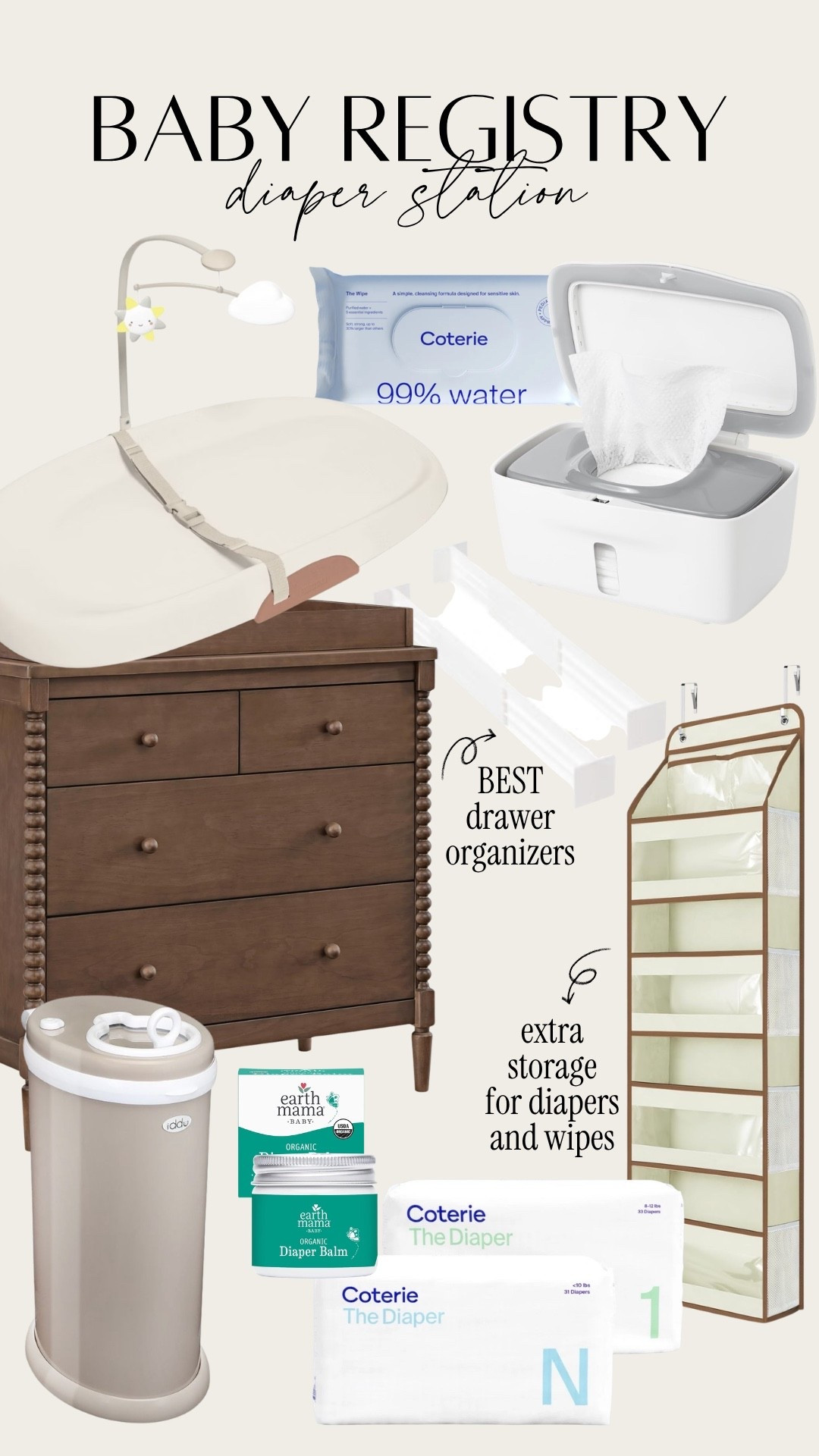 Baby registry diaper station 

#LTKHome #LTKBaby