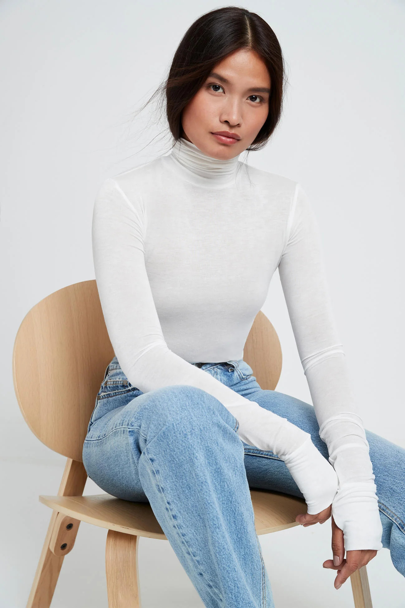 Eloise Sheer Turtleneck | Marcella