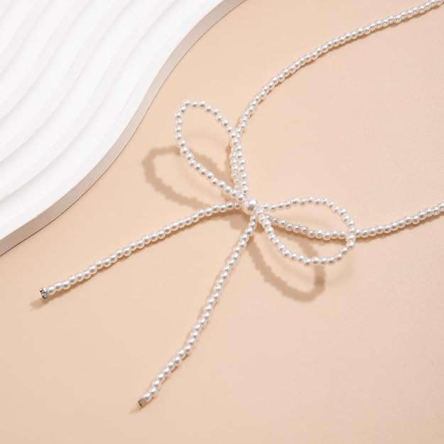 Pearl Necklaces for Women Pearls Long Chain Necklace Dainty Gold Pearl Necklaces Layered Pearls N... | Amazon (US)