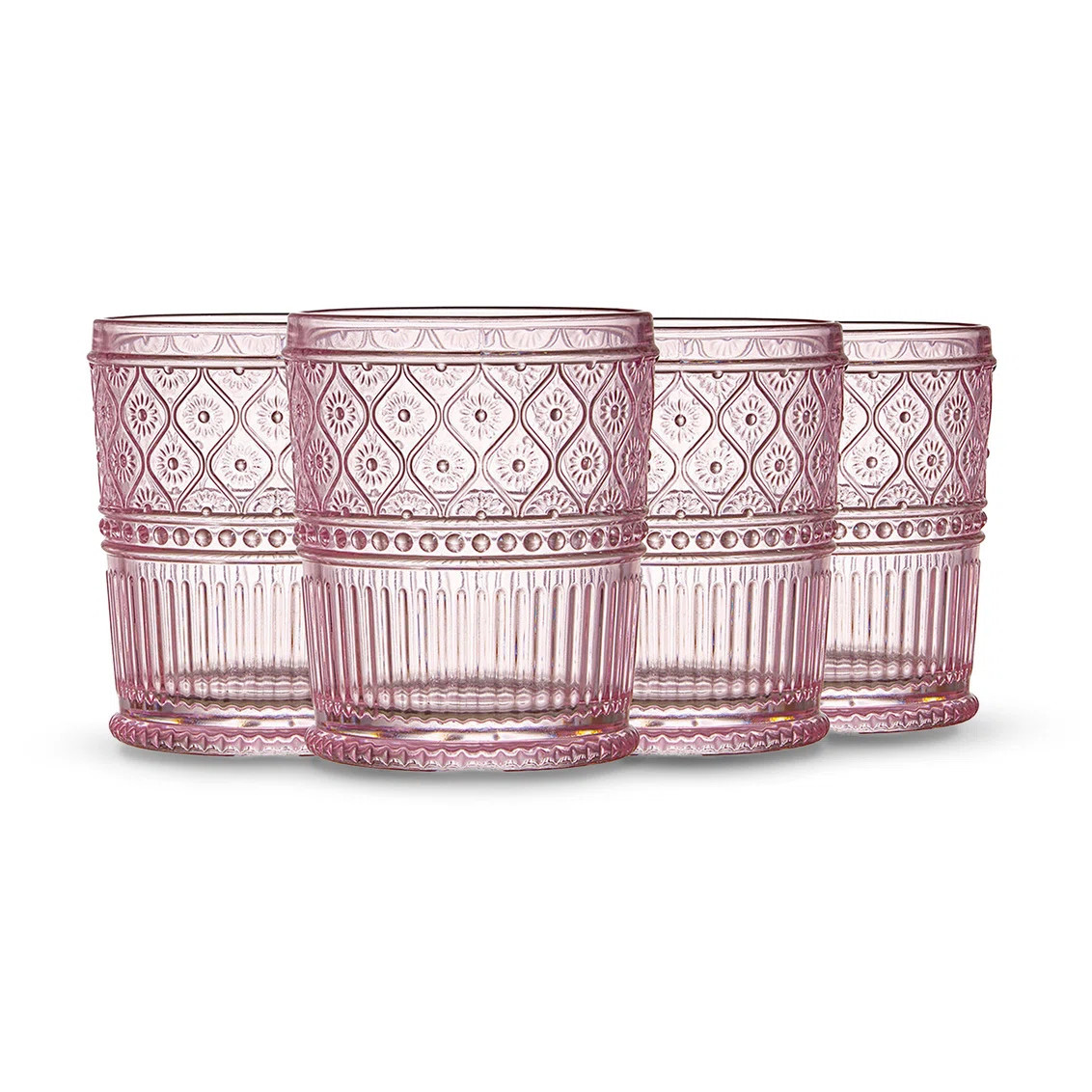 Claro 12 oz Double Old Fashioned Glasses (Set of 4) | Wayfair North America