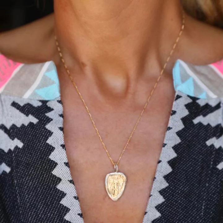 Gold // Silver Guardian Angel Necklace | SHALLA WISTA STUDIO