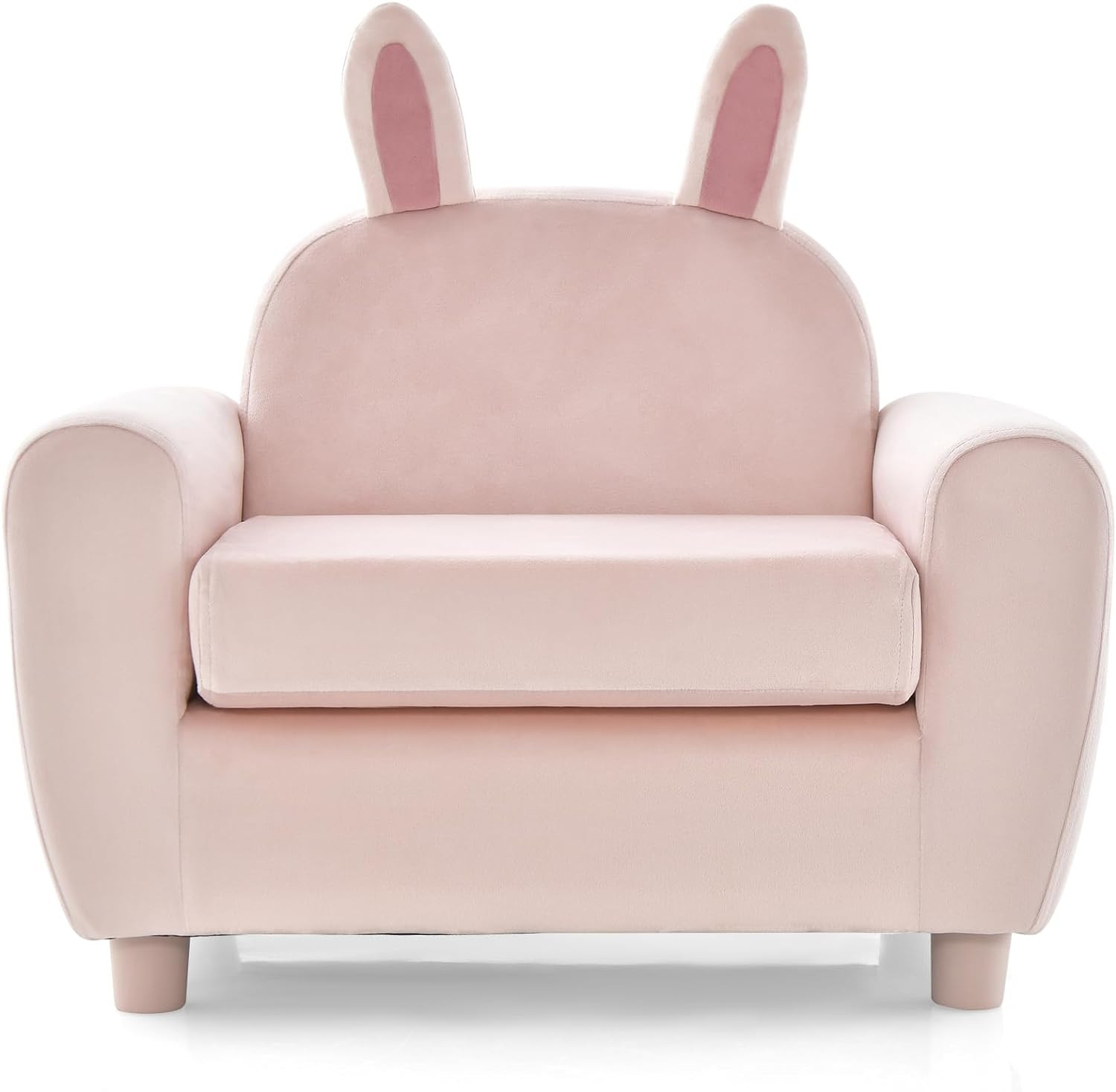 INFANS Kids Sofa, Children Armrest Chair with Sturdy Wood Construction and Dutch Velvet, Upholste... | Walmart (US)