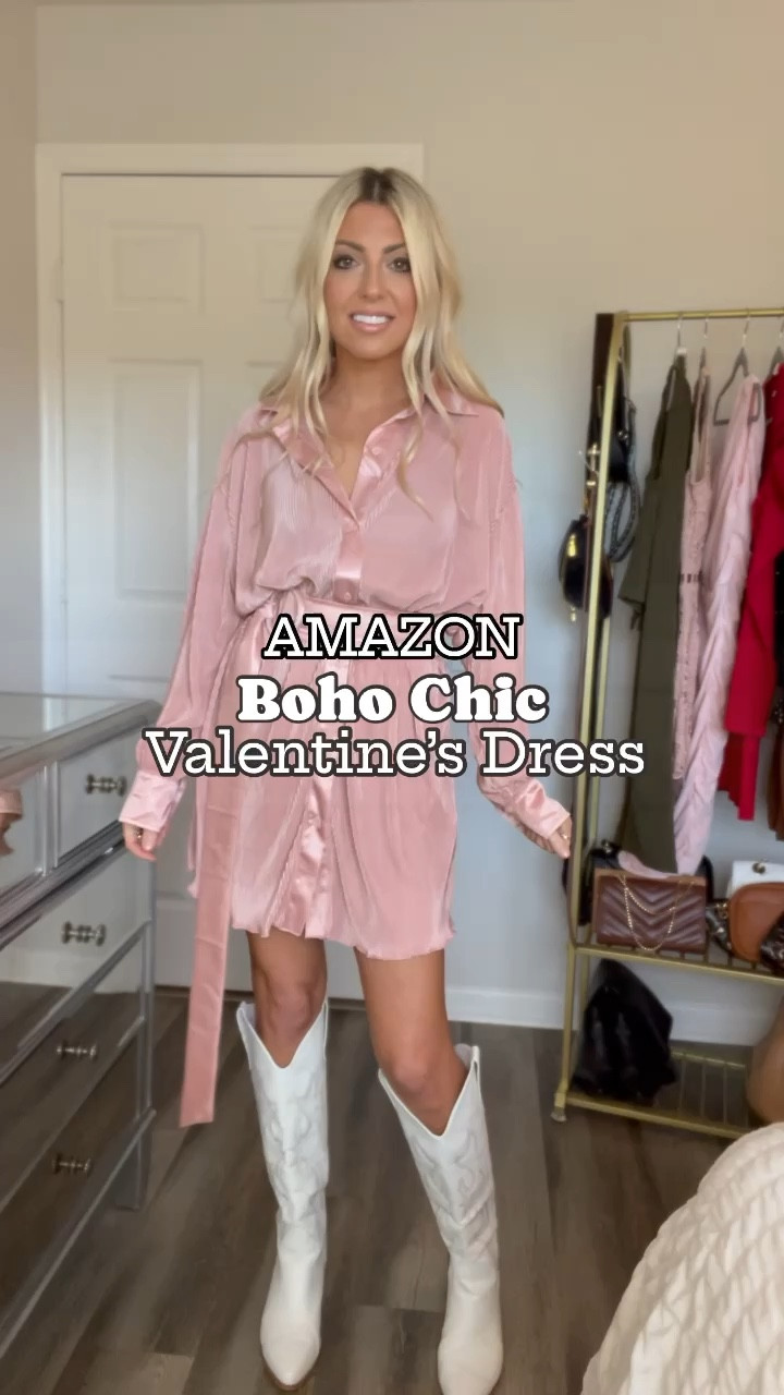 This pleated silk shirt dress is so pretty for Spring and I love it for Valentine’s Day!

Valentine’s Day outfit / Feminine style / boho chic / / boots / Spring fashion / winter to spring style / affordable / cocktail dress / date night outfit / amazon fashion find / affordable 

#valentinesday #springfashion #femininestyle #bohochic #wintertospring #partydress #valentinesdress #bohostyle #shirtdress #affordable #valentinesoutfit #westernboots #womenfashion #datenight #fashionreels #ootdfashion #datenightdress #ltkparty #fashioninspo #styleinspo #ootdfashion #affordablefashion #discoverunder5k #instafashion #boots #westernchic #bohofashion #amazonfashion 

#LTKfindsunder50 #LTKstyletip #LTKshoecrush