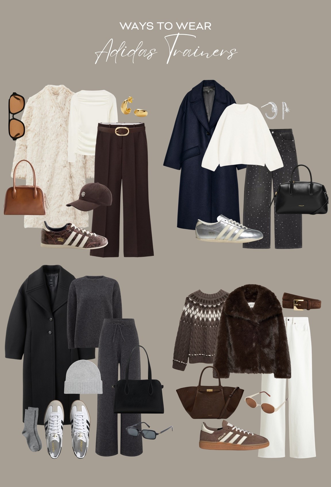 Ways To Wear Adidas Trainers for Winter 👟

#LTKstyletip #LTKwinter #LTKuk