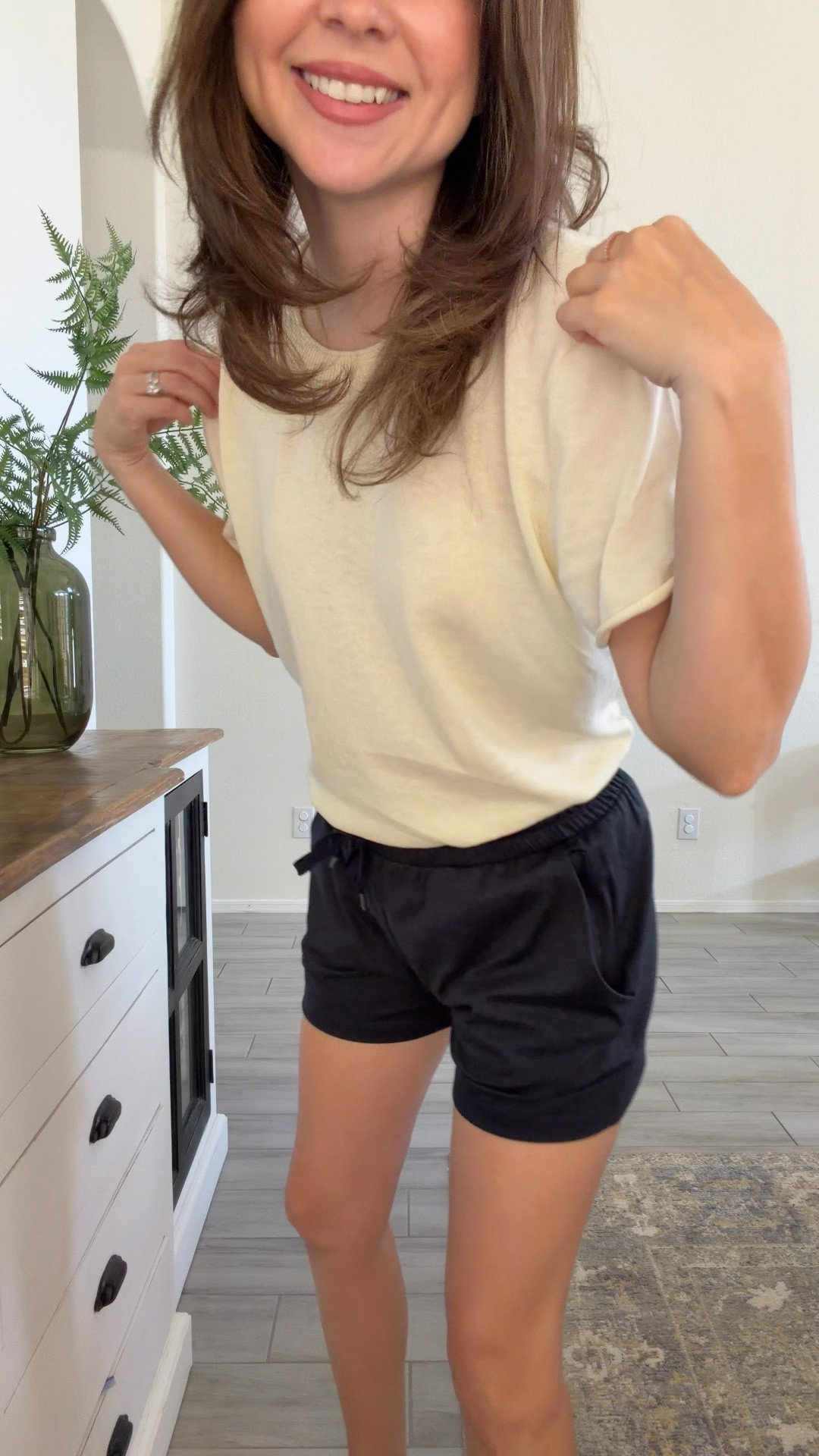 Quince pieces keep ending up in my weekly outfits:

• petite-friendly proportions on my 5’2 frame
• easy outfit formulas (throw on and go)
• quality that feels much more expensive than the price

The relaxed tee + pull-on shorts are my everyday casual combo, and this gingham midi dress is the effortless piece I reach for when I want to feel a little more put together.

Top small
Short xs 


#LTKPetite #LTKootd