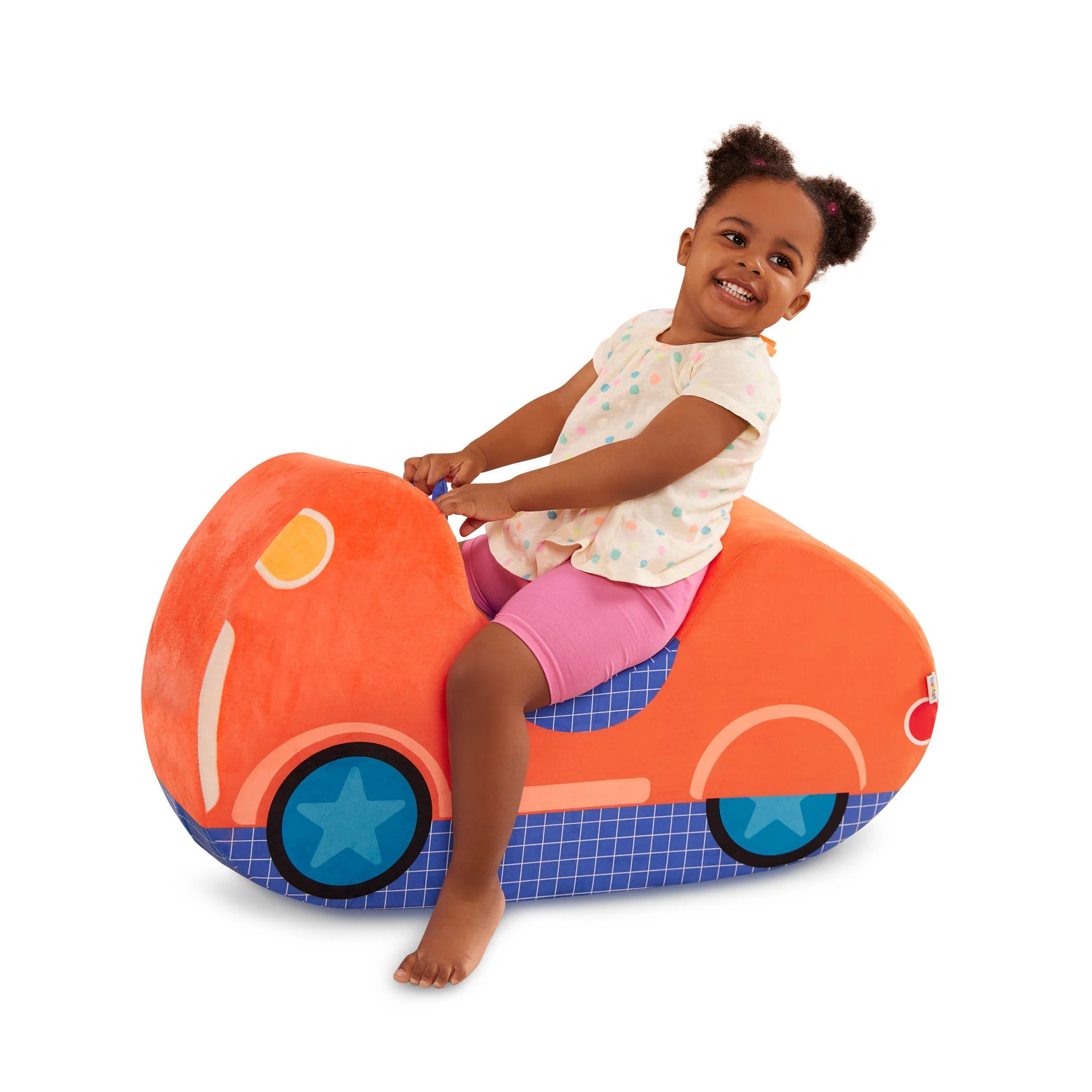 Battat Cozy Cruisers Scooter Foam Orange Ride-On Toy with Washable Cover, Toddler and Preschool T... | Walmart (US)