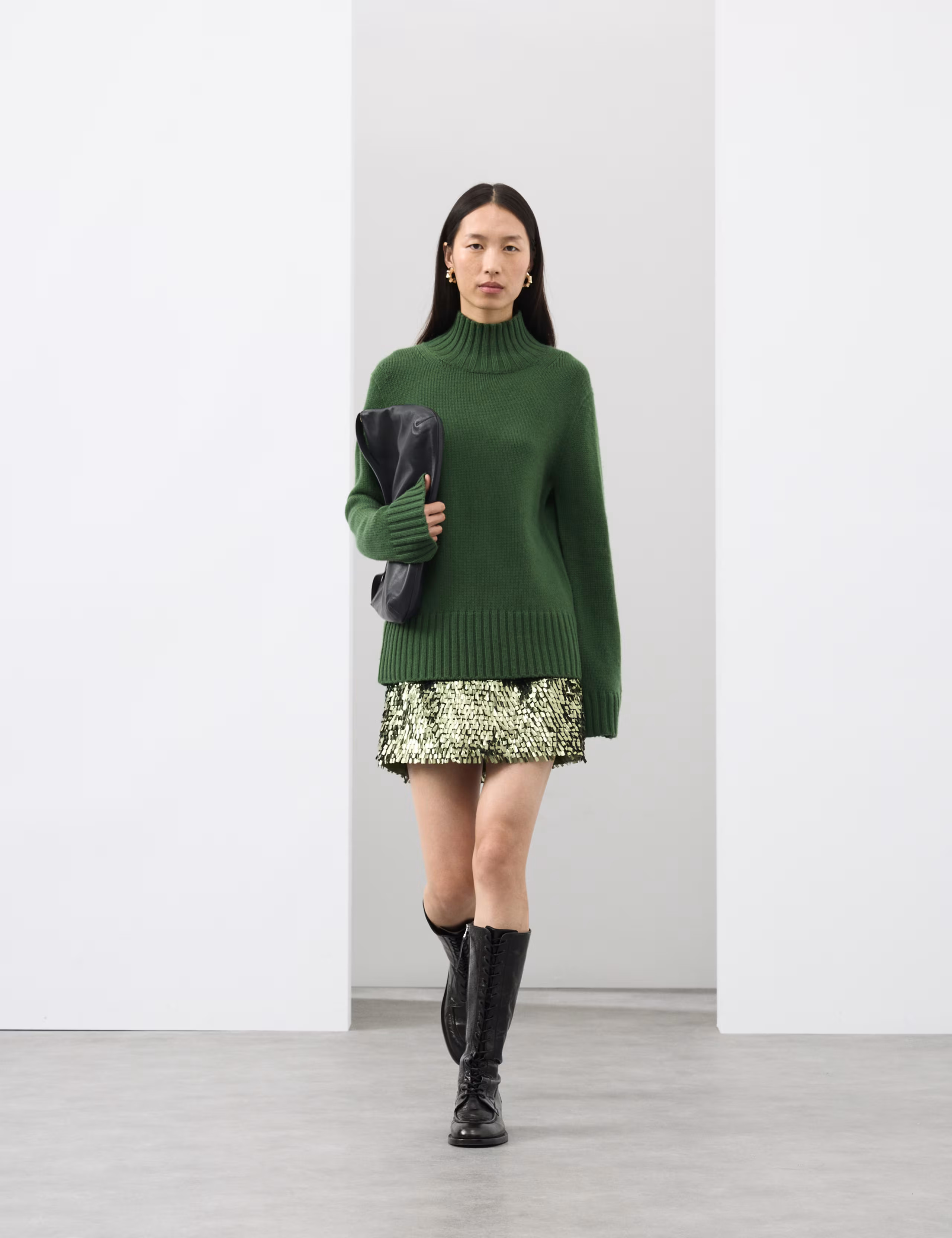 Sequin Mini A-Line Skirt | Marks & Spencer (UK)