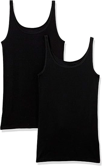 Amazon Essentials Women's Slim-Fit Thin Strap Scoop Neck Tank Top | Amazon (US)