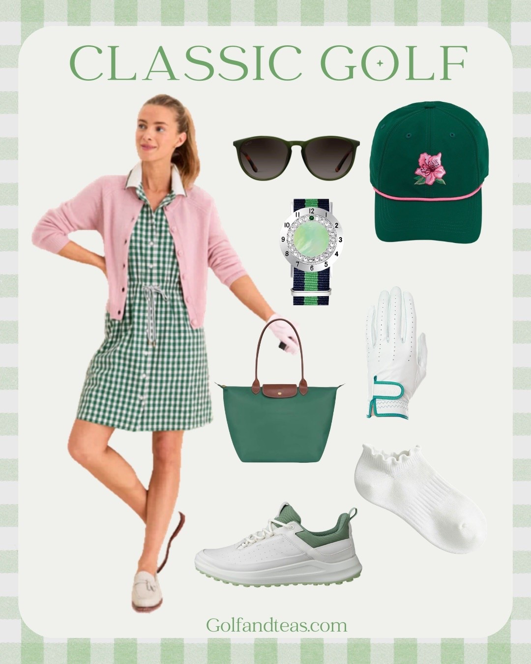 Classic golf look for the course or a casual lunch  

#LTKActive #LTKSeasonal #LTKOver40
