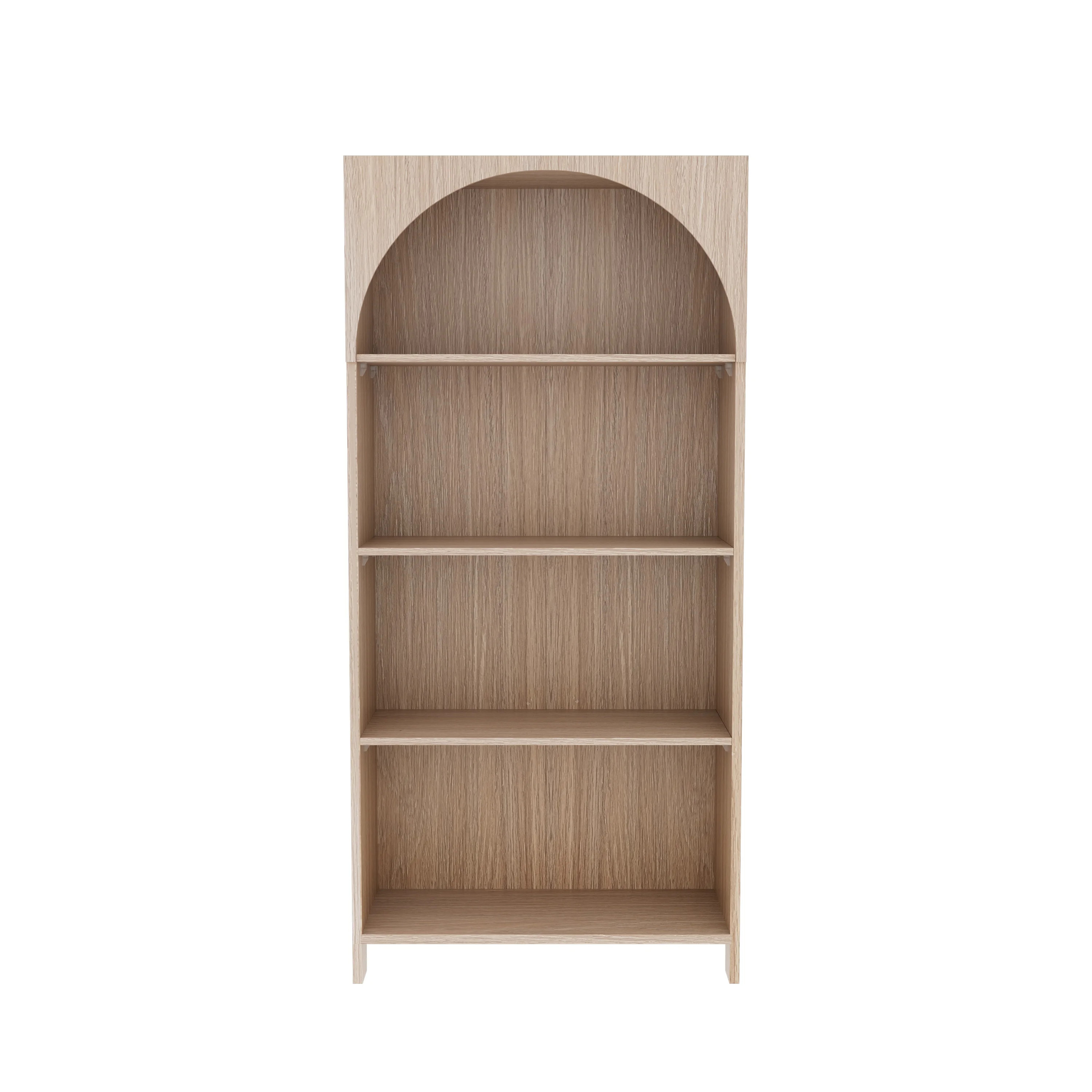 House of Happy Arched Bookshelf, Natural | Walmart (US)