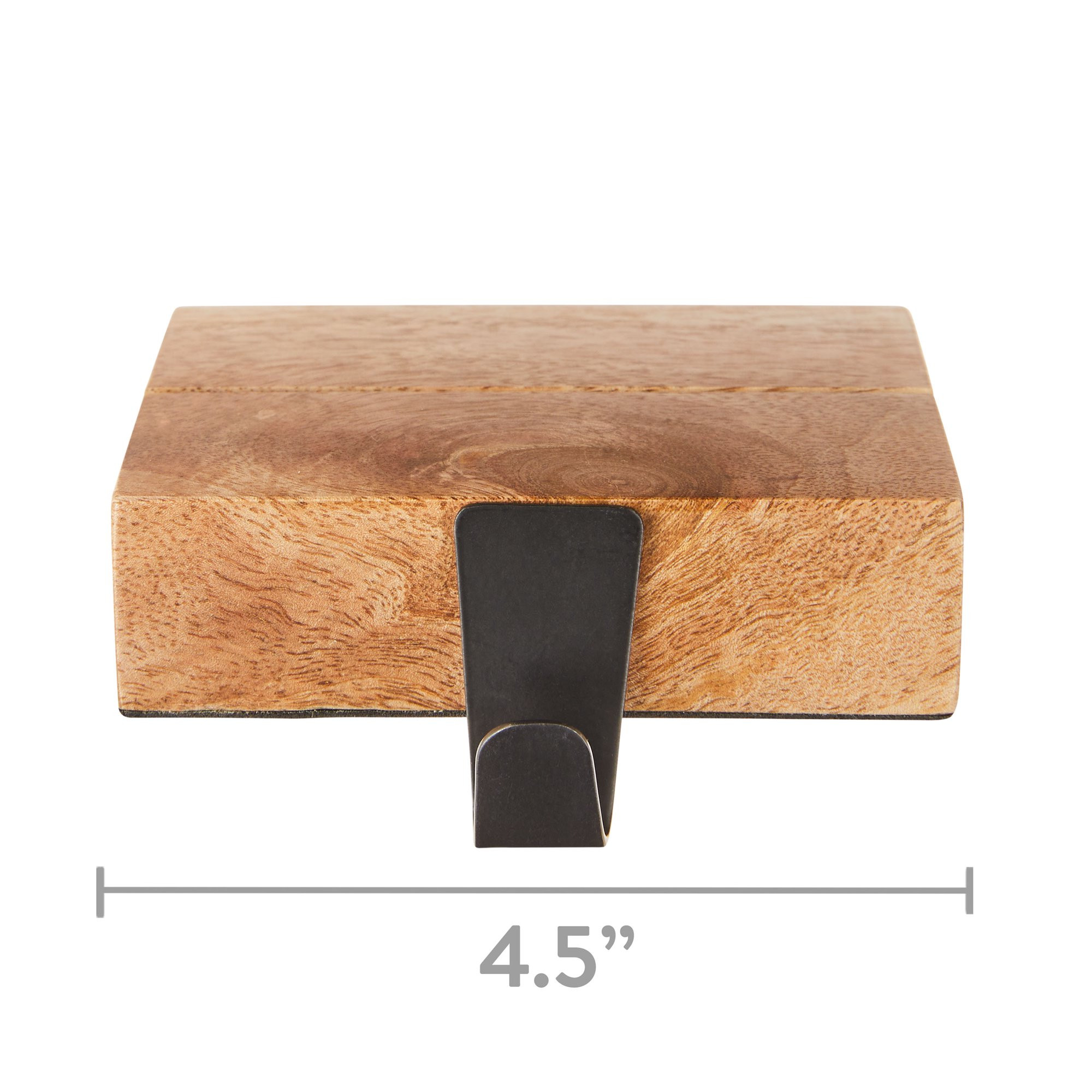 Christmas Stocking Holder Base, Mango Wood, Black, by Holiday Time | Walmart (US)