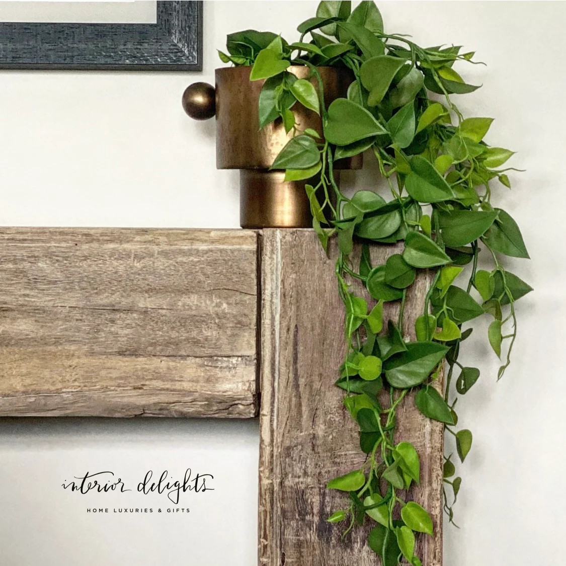 49.5" Philodendron Leaf Hanging Bush | Interior Delights