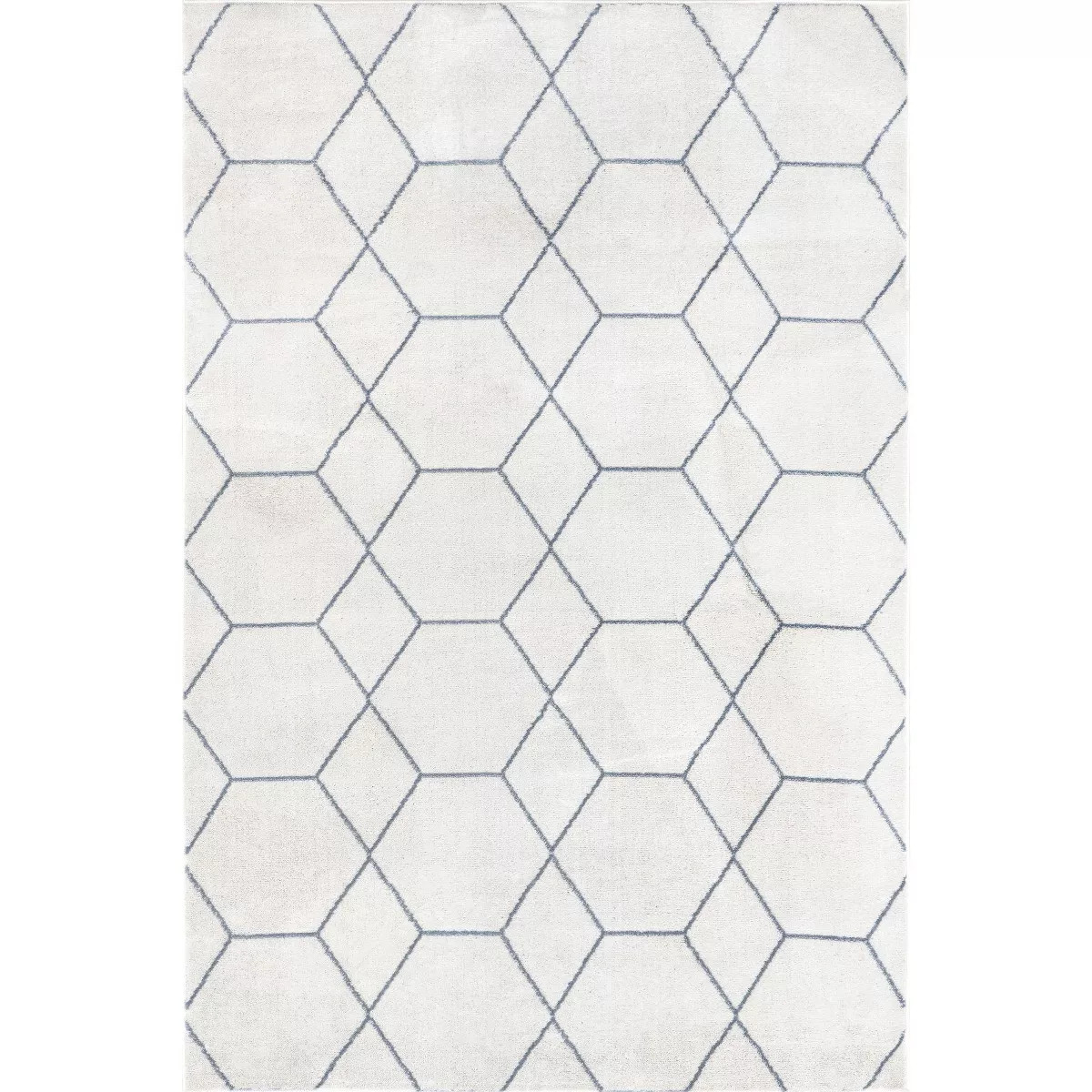 Nuloom Veronica Geometric 4x6 Indoor Area Rug for Living Room Bedroom Dining Room Kitchen, Blue/I... | Target