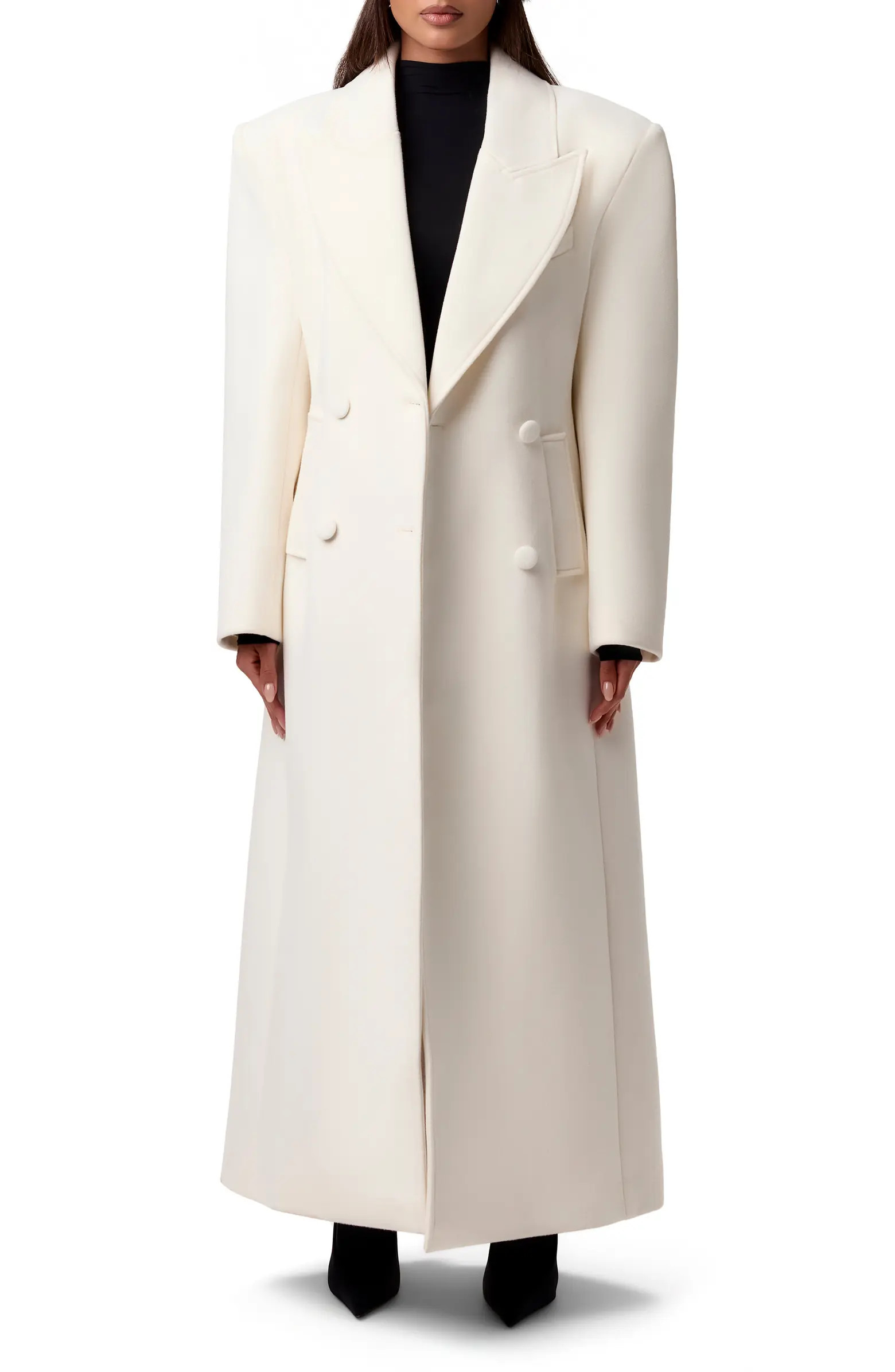 Naked Wardrobe Power Oversized Coat | Nordstrom | Nordstrom