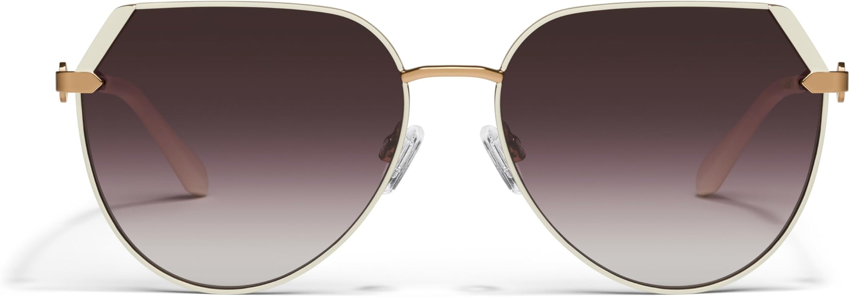 Quay - Jezabell Womens Sunglasses, Round Lenses with UV Protection, Oversized Sunglasses | Amazon (US)
