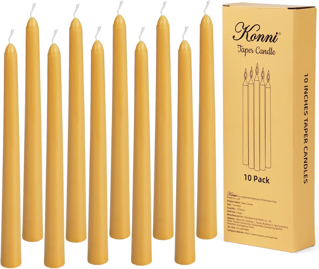 Yellow Candles  | Amazon (US)