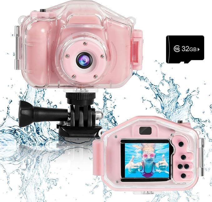 Agoigo Kids Waterproof Camera Toys for 3-12 Year Old Boys Girls Christmas Birthday Gifts HD Child... | Amazon (US)
