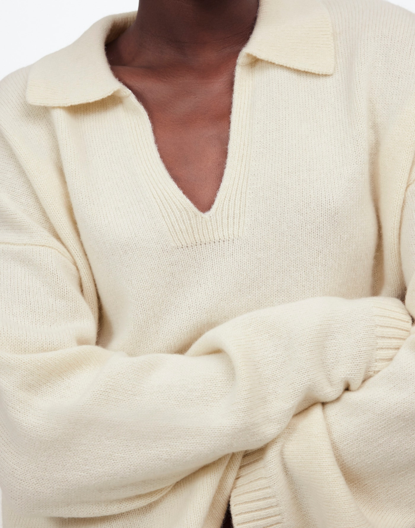 Cashmere-Wool Blend Polo Sweater | Madewell | Madewell