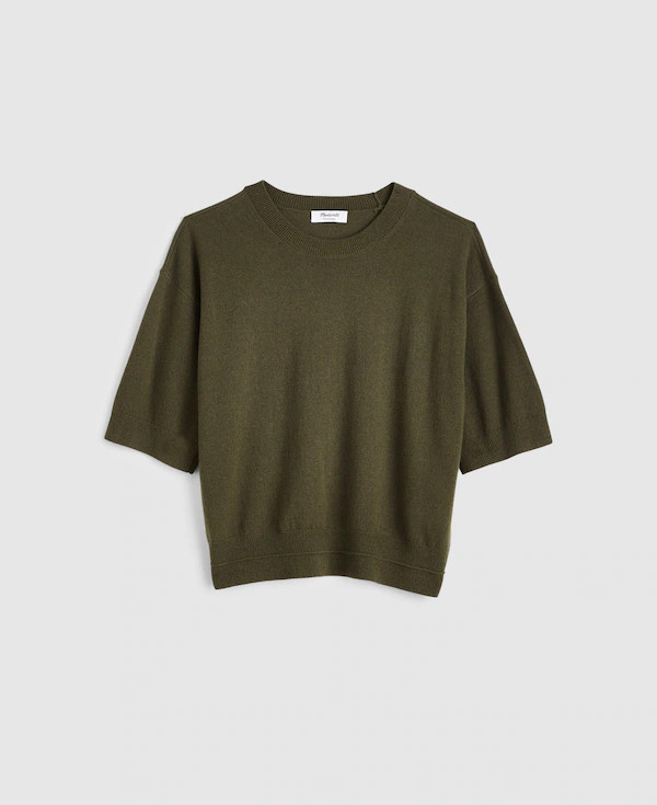 Relaxed Sweater Tee in 100% Cashmere | Madewell