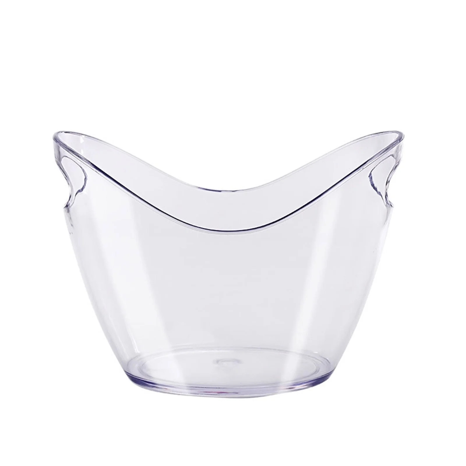 8L Acrylic Ice Bucket Tub Oval Storage Bucket Champagne Bottles For Drinks And Parties | Walmart (US)