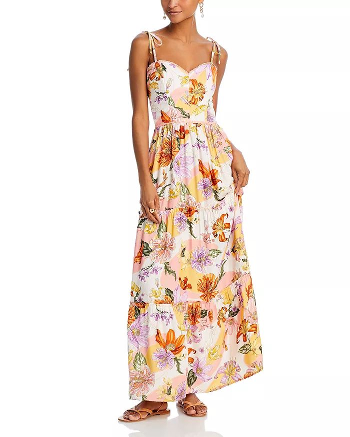 Suzie Vitreo Floral V Neck Dress | Bloomingdale's (US)