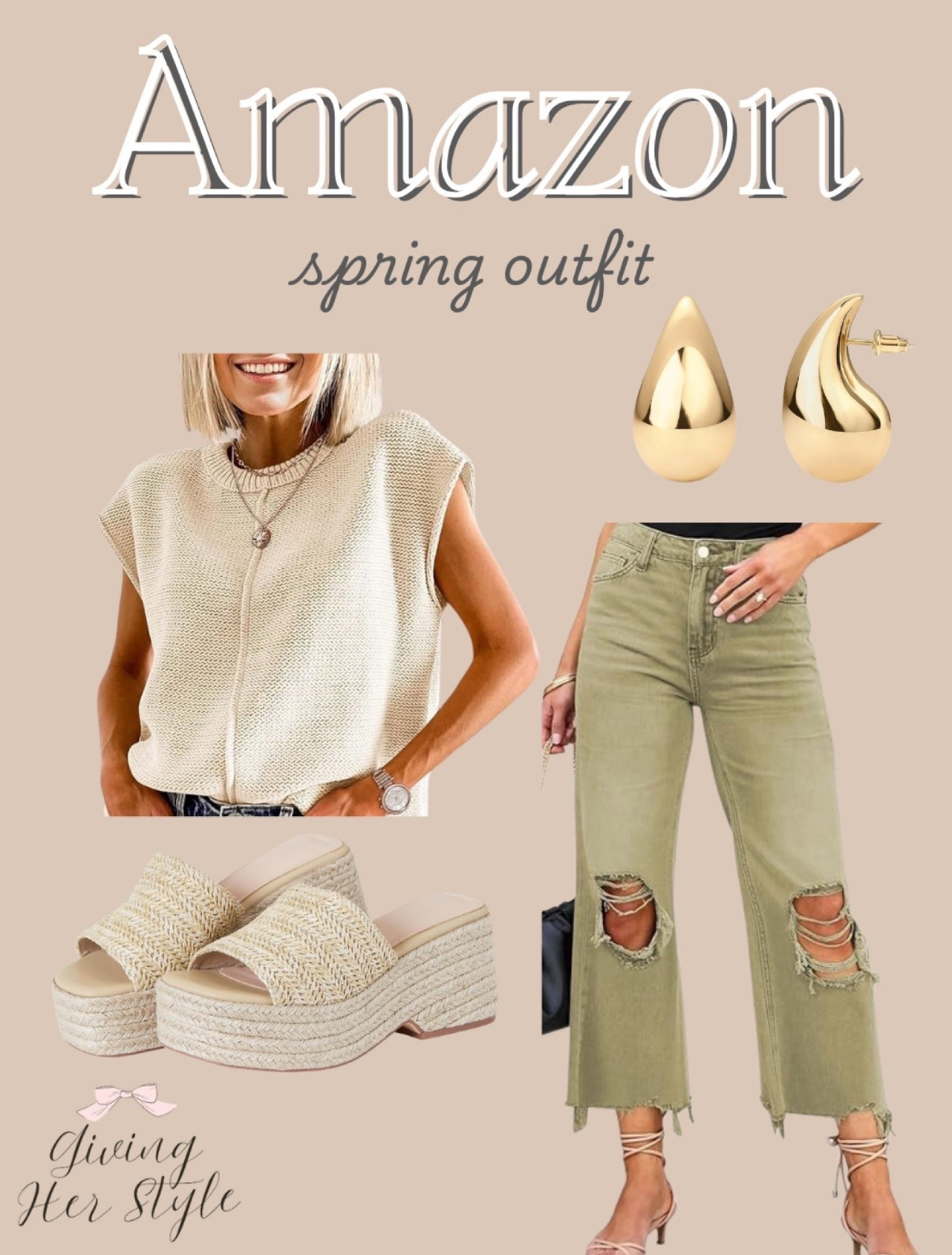 Spring outfit from Amazon 

Amazon outfit idea, Amazon finds, Amazon fashion, Spring outfit from amazon, Travel outfit 
Errands outfit
Casual style, running, gym, errands outift, airport outfit, athletic wear, lounge wear, sneakers, gen x outfit, flowy shorts, white sneakers biker shorts, resort wear, jeans, sandals, gold earrings, ootd, outfit inspo, outfit ideas

#LTKSeasonal #LTKFindsUnder50 #LTKStyleTip