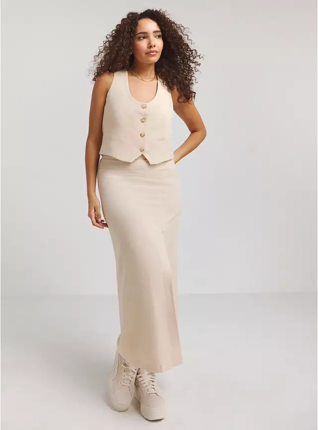 Buy SIMPLY BE Linen Tailored Waistcoat 26 | Blazers | Tu | Tu Clothing