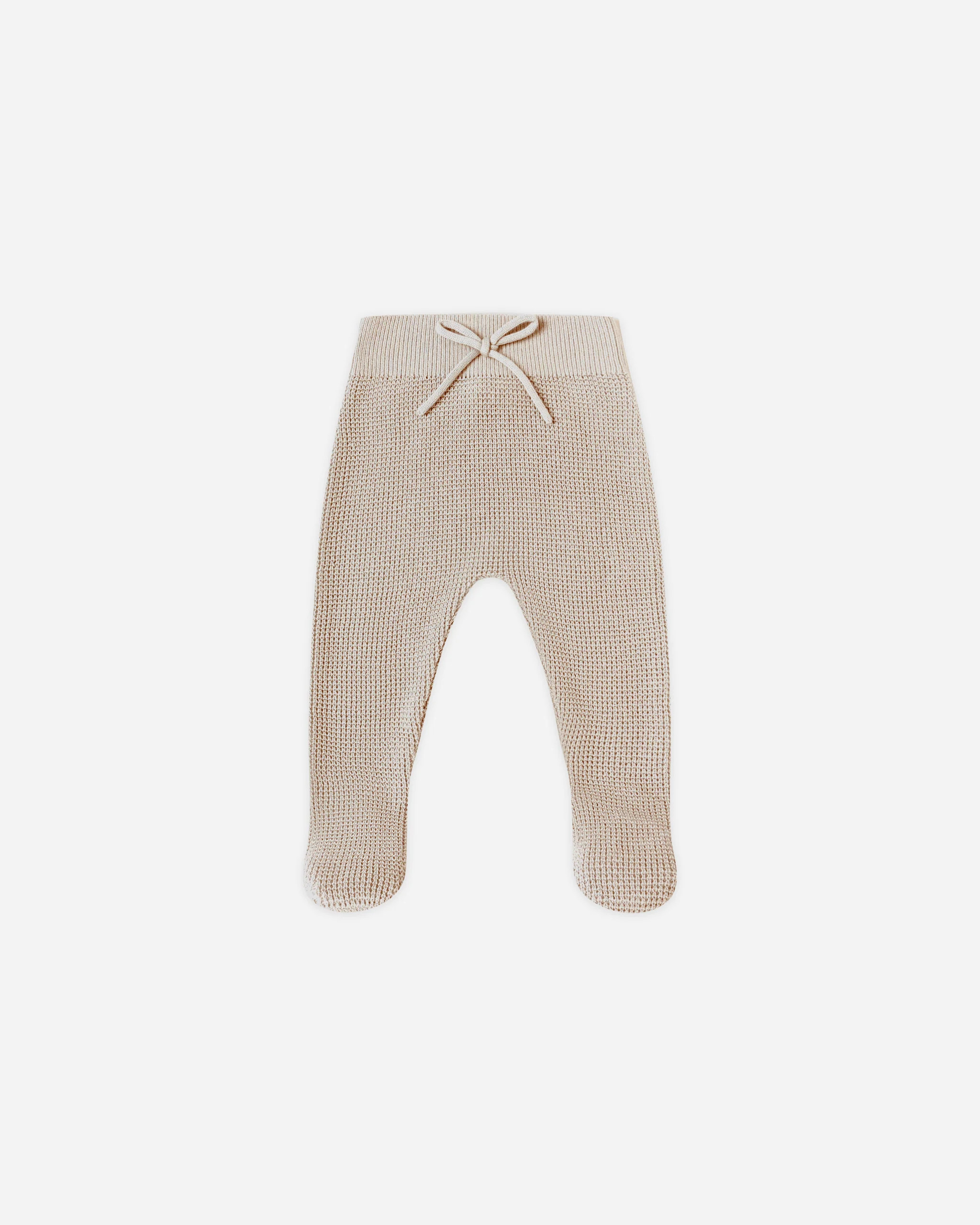 Footed Knit Pant || Oat | Rylee + Cru