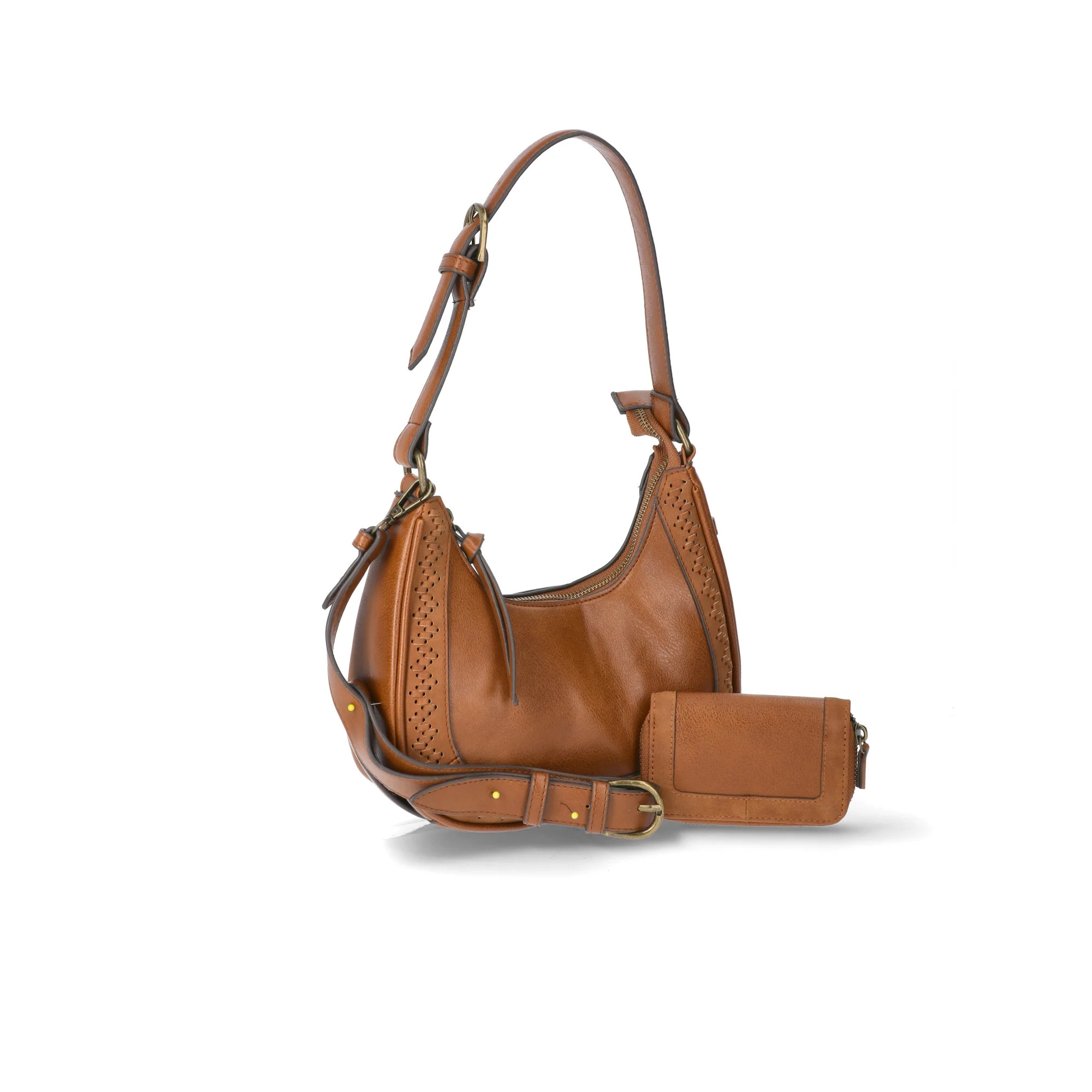 The Pioneer Woman Grace Handbag and Wallet Set, 2-Piece, Cognac - Walmart.com | Walmart (US)