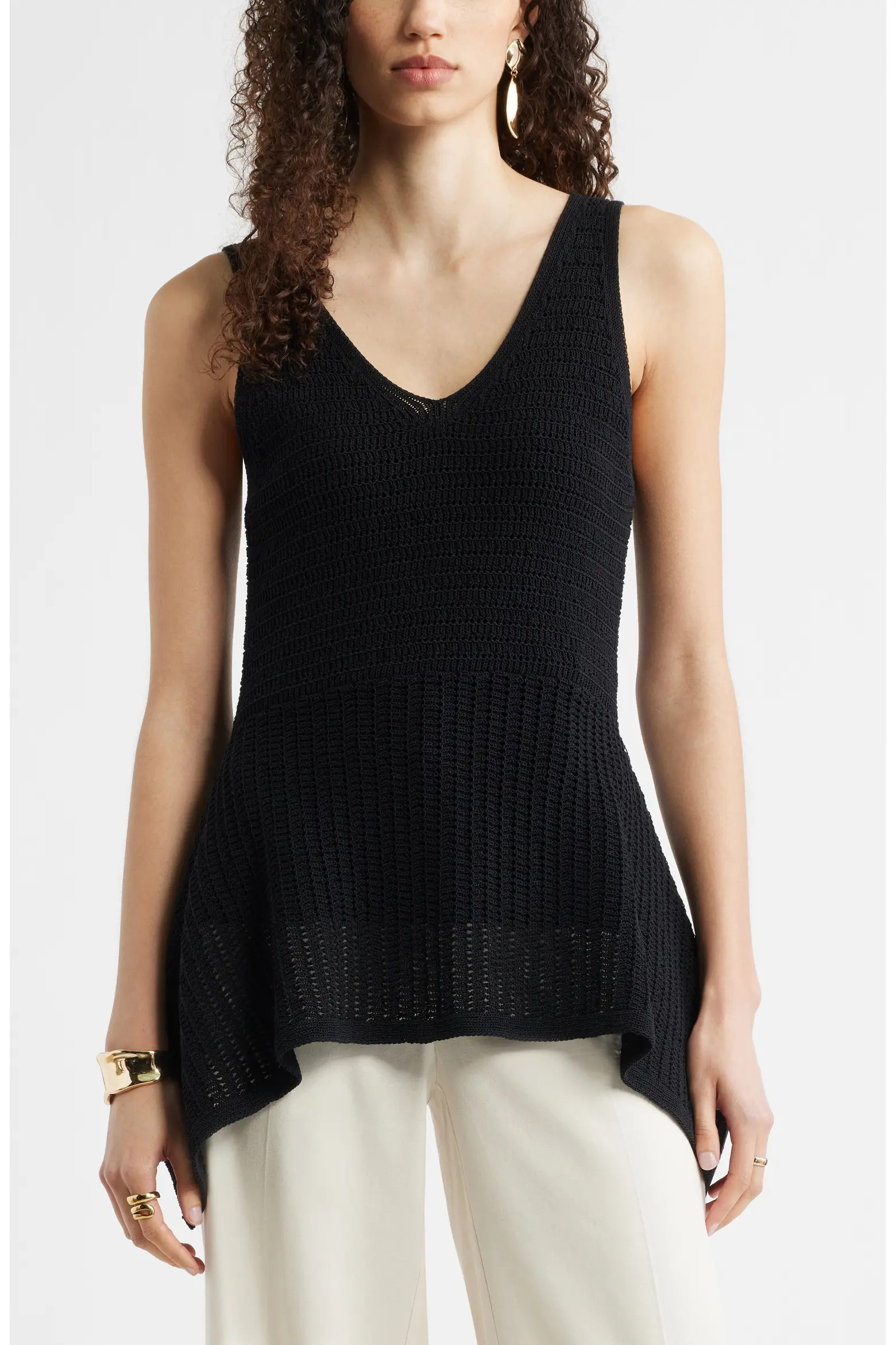 V-Neck Peplum Sweater Tank (Women) | Nordstrom | Nordstrom