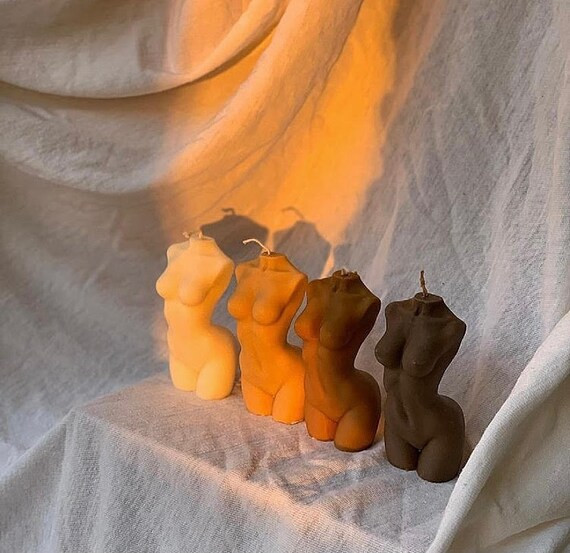 Soy Wax Women Body Candle, Large Scented Bust Candle, Female Figure Candle, Large Lady Torso Cand... | Etsy (US)