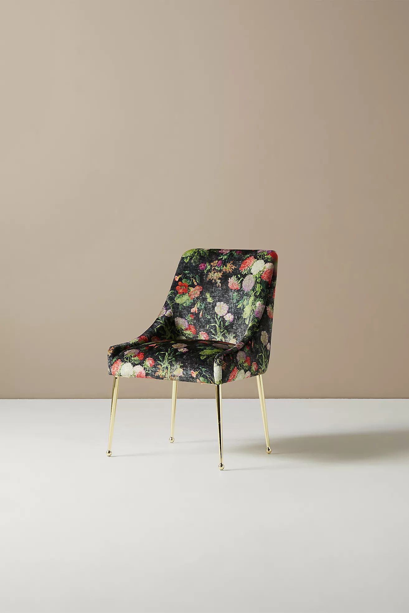 Briar Floral Velvet Elowen Dining Chair | Anthropologie (US)