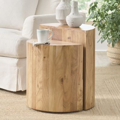Abbott Side Tables, Set of Two | Grandin Road