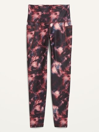 High-Waisted PowerSoft 7/8-Length Side-Pocket Leggings For Women | Old Navy (US)