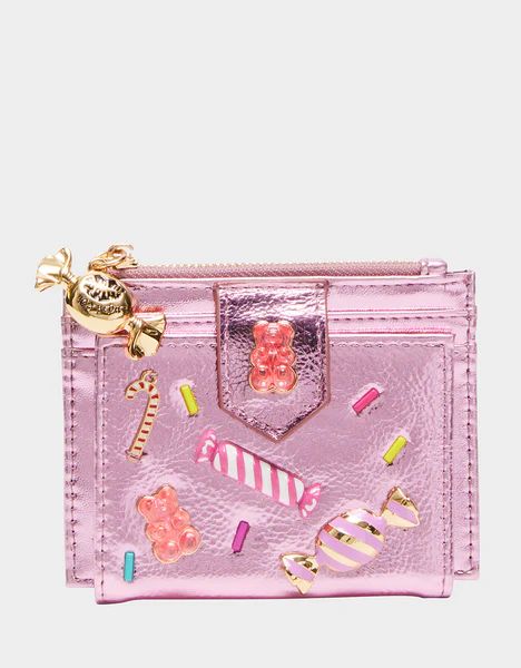 CANDY BIFOLD WALLET PINK | Betsey Johnson