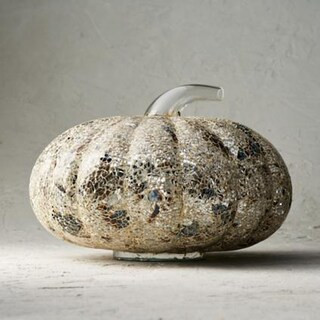 Mosaic Glass Pumpkin | Frontgate