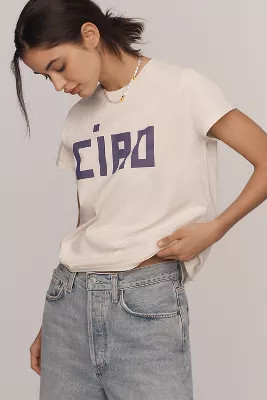 Clare V. Ciao Classic Tee | Anthropologie (US)
