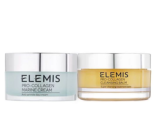 ELEMIS Pro-Collagen Marine Cream & Cleansing Balm Auto-Delivery - QVC.com | QVC