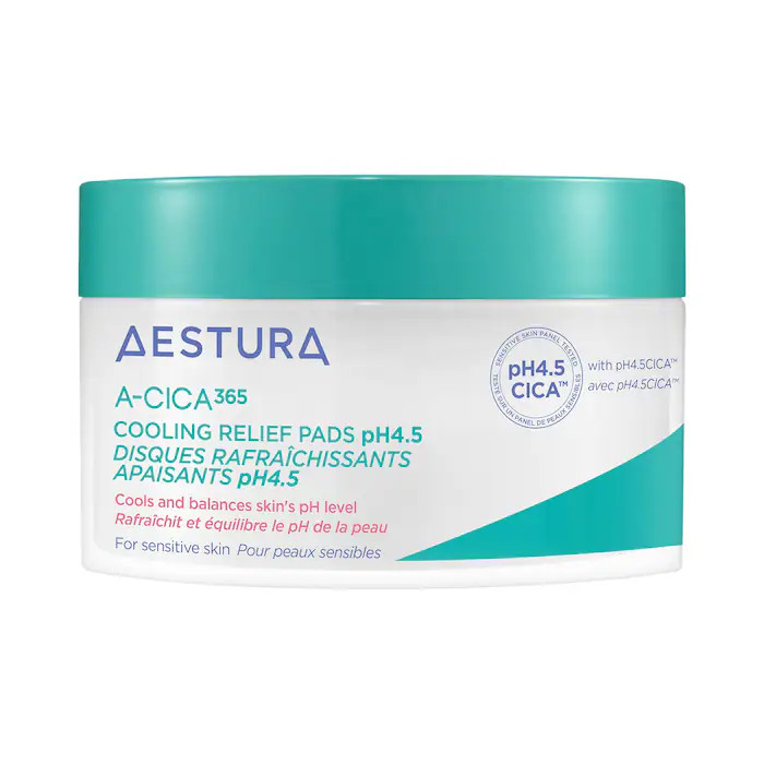A-CICA365 Cooling Relief Toner Pads pH4.5 with Centella Asiatica + Hyaluronic Acid for Redness | Sephora (US)