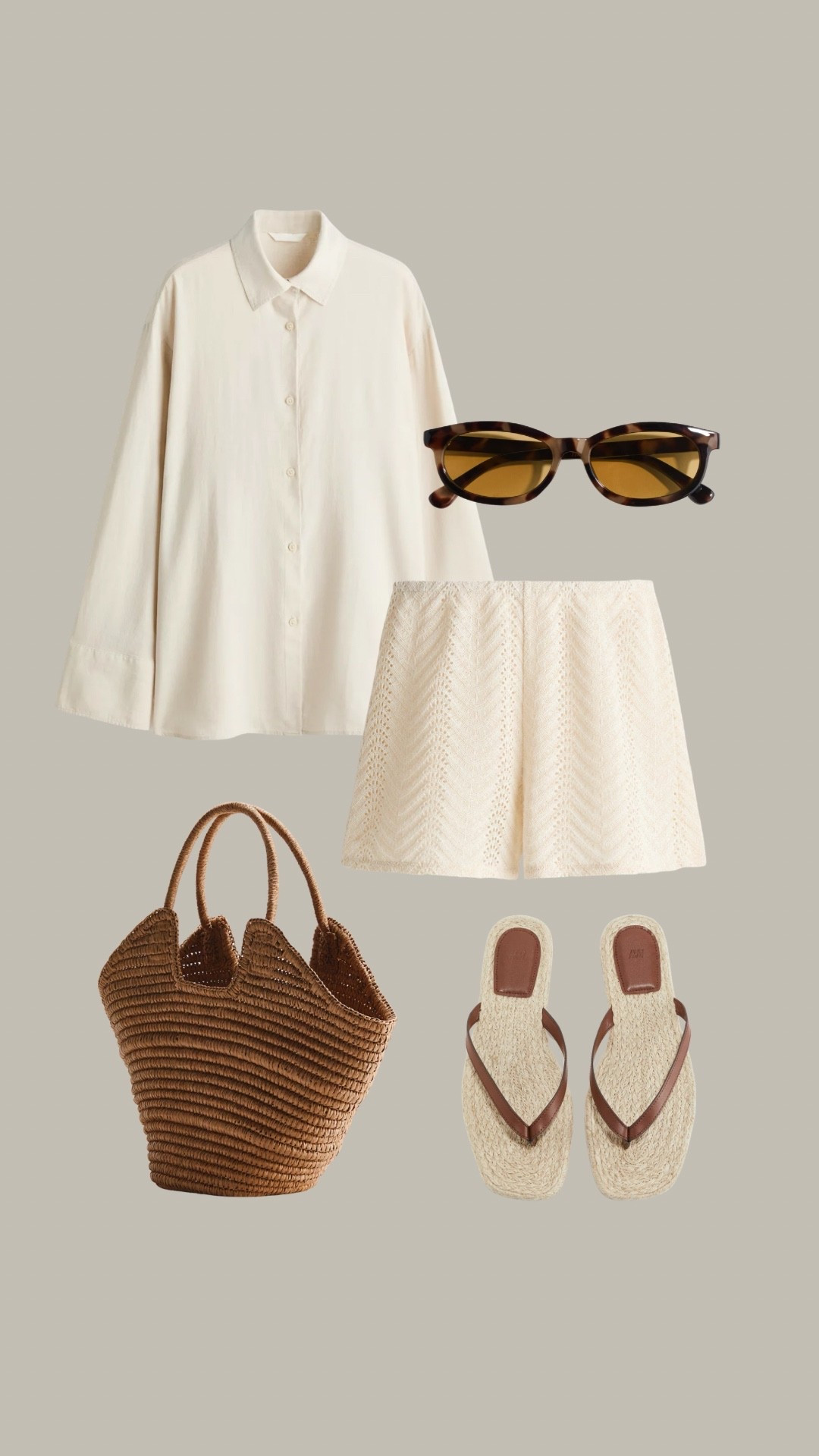 Neutral summer outfit 🤍

#LTKsummer #LTKbag #LTKshoes